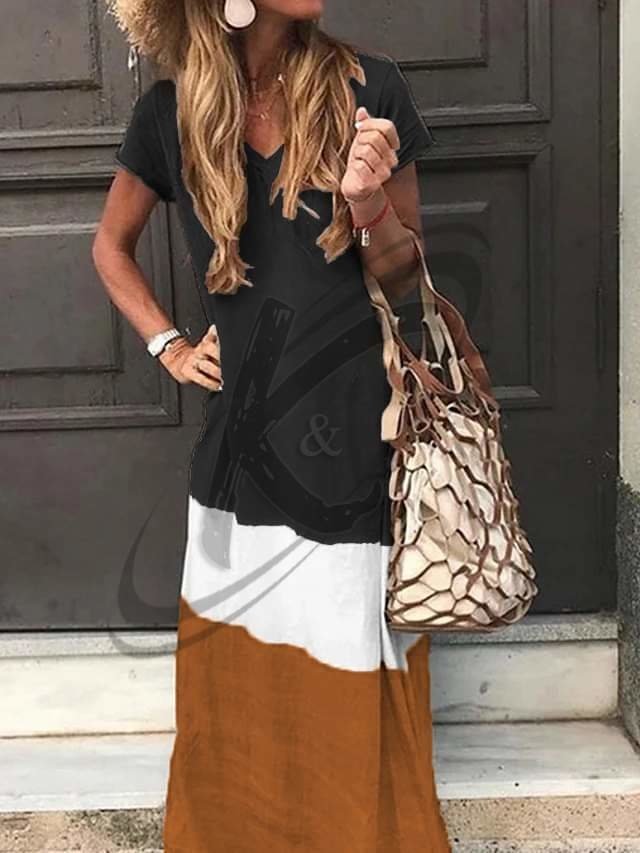 VESTIDO ATENAS LARGO VERANO 2022 De Modal - Moda Chic