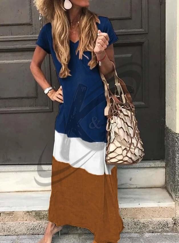 VESTIDO ATENAS LARGO VERANO 2022 De Modal - Moda Chic