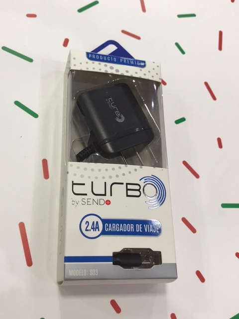CARGADOR TURBO 2.4A MICRO USB