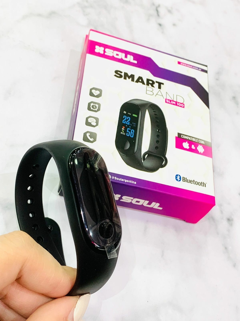 SMARTBAND WEST SLIM 100 BLACK - Comprar en Amo Mi Celu