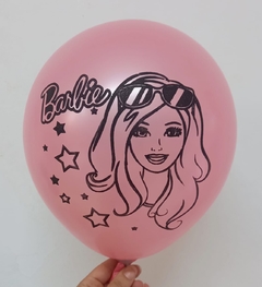 10 globos impresos Barbie