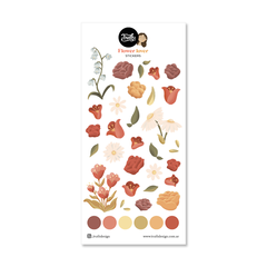 Stickers 8x17 cm - Flower lover