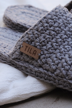 Slippers Tejidas [Gris] - comprar online
