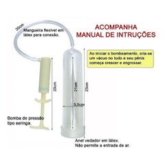 Bomba Peniana Manual com Seringa Marfim - AP001 - comprar online