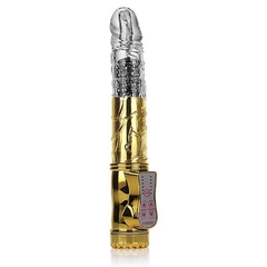 Vibrador Rotativo Jack Rabbit Dourado, Sem estimulador clitoriano - EVA534 - comprar online