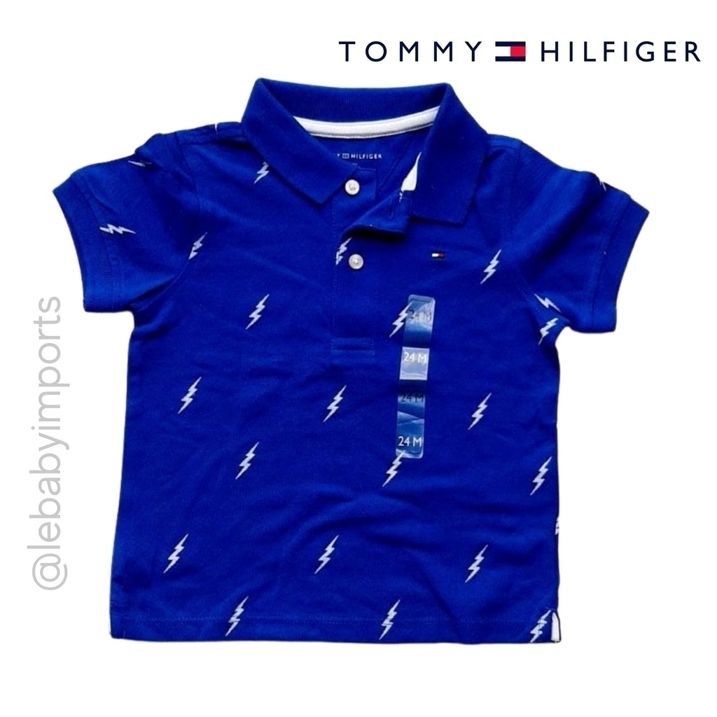 Camisa Polo azul - Tommy Hilfiger Original Kids