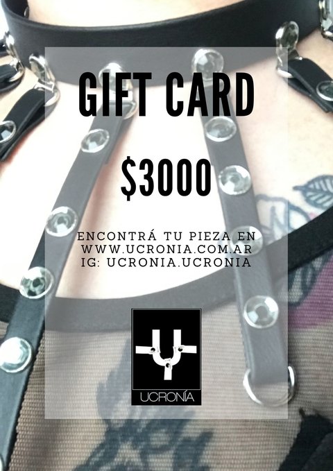 Ucronía Gift Cards (para regalar) 3000 $