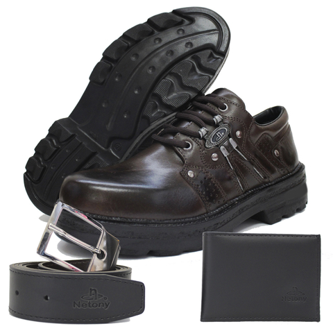 kit sapato soviético netony café 390