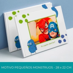 Diseño listo para incorporar tus fotos      Pequeños Monstruos