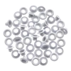 Ojalillos Aluminio (Eyelet) x50 Blanco Grisáceo Ibi Craft