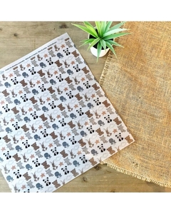 Papel vegetal PANDA peluches Alua Cid
