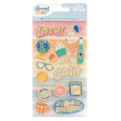 Enamels Pin Stickers x16 Buenos Dias Obed Marshall