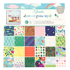 Single-Sided Paper Pad 12"X12" 48/Pkg Shimelle Never Grow Up