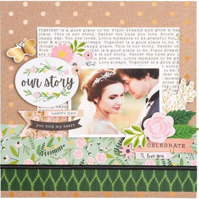 Block de Papeles 12x12 pulgadas Lovely Moments Pebbles