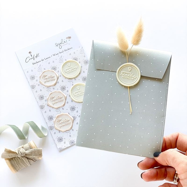 Stickers de Lacre OJALA SIEMPRE COCOLOKO - Scrap & Doo