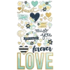 Heart Chipboard Stickers Simple Stories