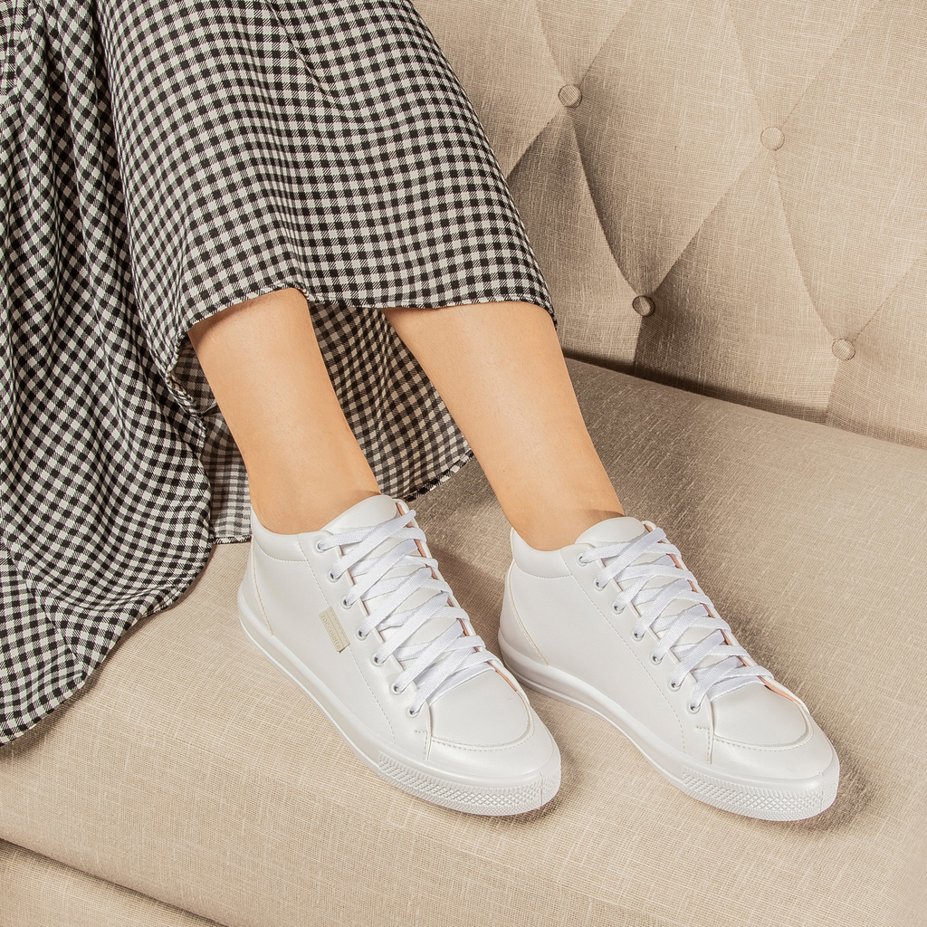 TÊNIS BOTINHA FEMININO CASUAL ZOCCOLETTE BRANCO