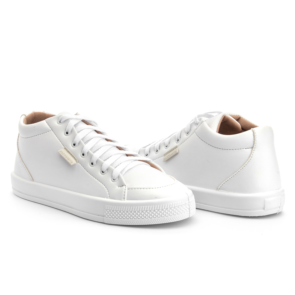 Tênis Botinha Branco Matelassê - Salook | Calçados, Tênis, Sapatilhas,  Sandálias e Slip On