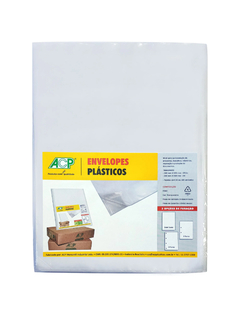 Envelopes Plásticos - 4 Furos - A4 - C/ 100 Und - ACP FA