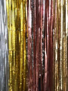 Imagen de CORTINA LLUVIA METALICA PAPEL FOIL PA28-MA