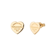 Brincos de coração Tiffany&Co. de ouro 18k