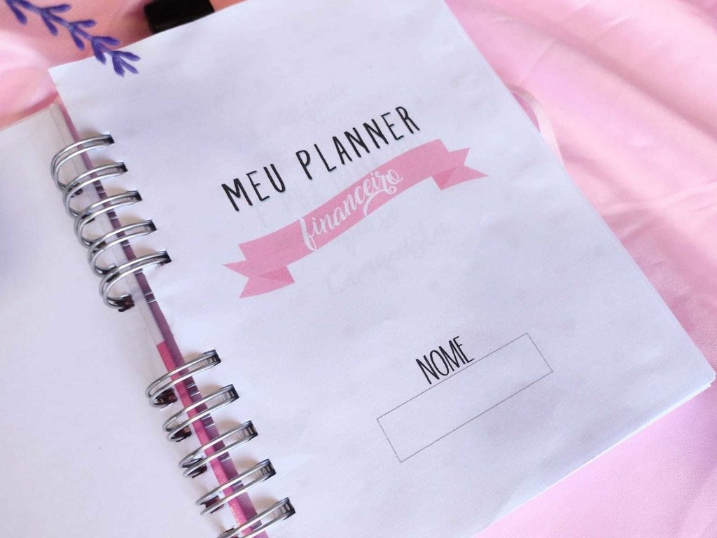 Agenda Personalizada Capa Glitter | Iniciais do Nome