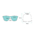 Óculos de Sol Goodr - The Future is Void na internet