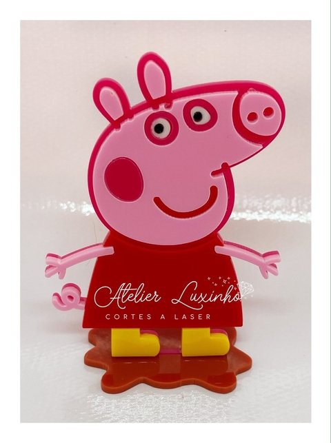 Casinha Da Peppa Em Acrílico Para Fundo Cenário 14x13 - Unidade