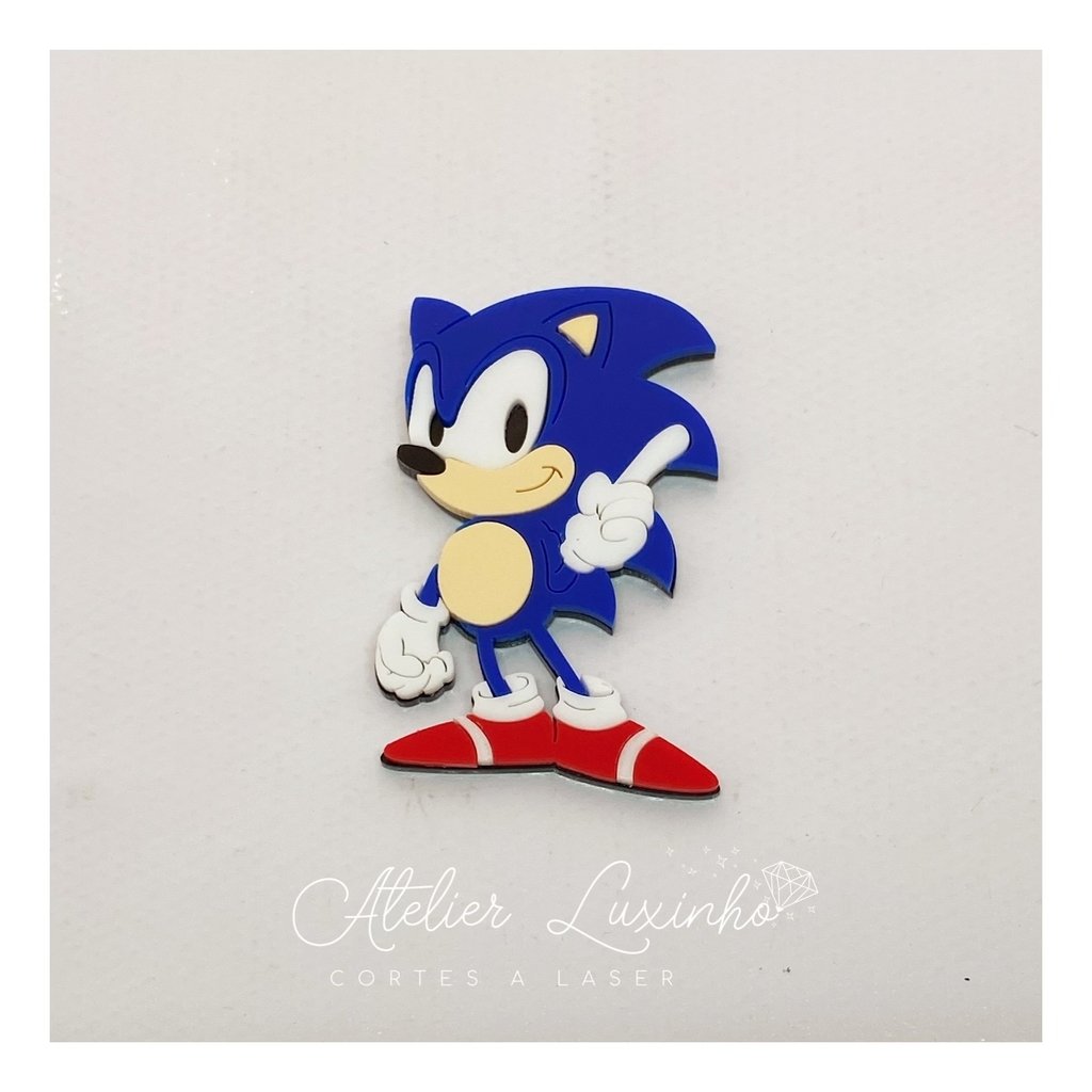 Desenho - Sonic (colorido)