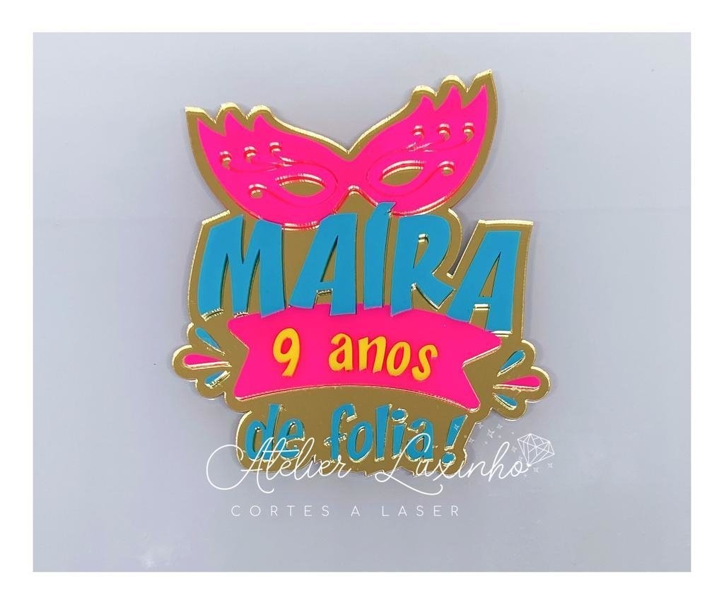 Topo De Bolo Topper Personalizado Motocross Feminino