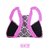 Triangulito Barbi Riviera con voladitos pink - comprar online