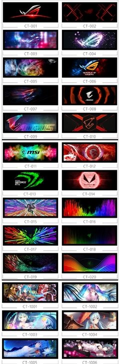 Infinito painel rgb infinito 3d caso pc placa de iluminação personalizado  chassis decoração gpu backplate diy gamers transpirant aura mod - AliExpress