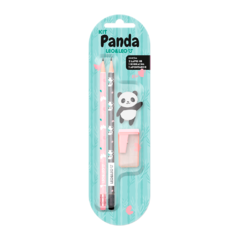Kit lápis grafite panda na internet