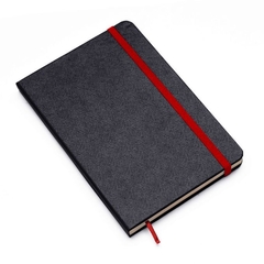 Caderneta Clássica - Vermelha e Preta Pautada - Petit