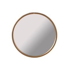 Espelho Redondo Borda Dourada 20 cm