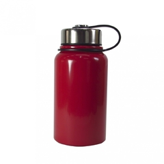 Garrafa Vermelha de Inox com bolsa e infusor 600ml
