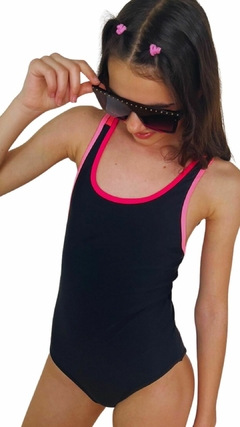 ENTERIZA NEGR ARCOIRIS FUCSIA/CORAL/ROSA (TABLA DE TALLE ULTIM FOTO) - comprar online