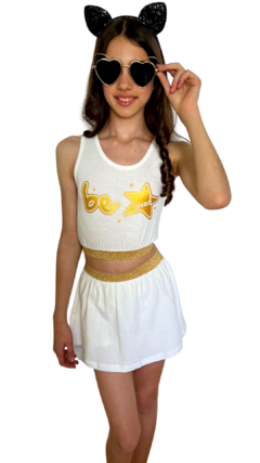 Top Manteca/Dorado BE LOVED - comprar online