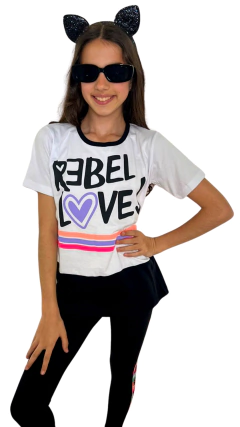 Remerón Blanco REBEL LOVE - comprar online