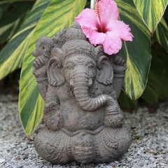 Ganesha - Pedra c/ Barong (28cm)
