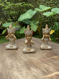 Trio Budas Sábios - Resina (12cm) - comprar online