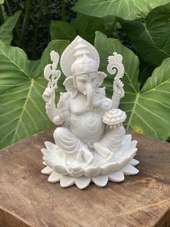 Ganesha Prosperidade M - Marmorite (altíssima qualidade) - Zenz Arts | Budas, Ganeshas, Decoração Indiana e Muito mais!