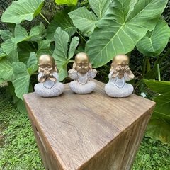 Trio Budas Sábios - Resina (16cm) na internet