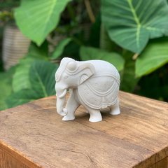 Elefante Indiano - Marmorite (15cm)