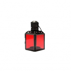 Lanterna P/ Velas - Indiana Fatih (11cm) - Vermelha