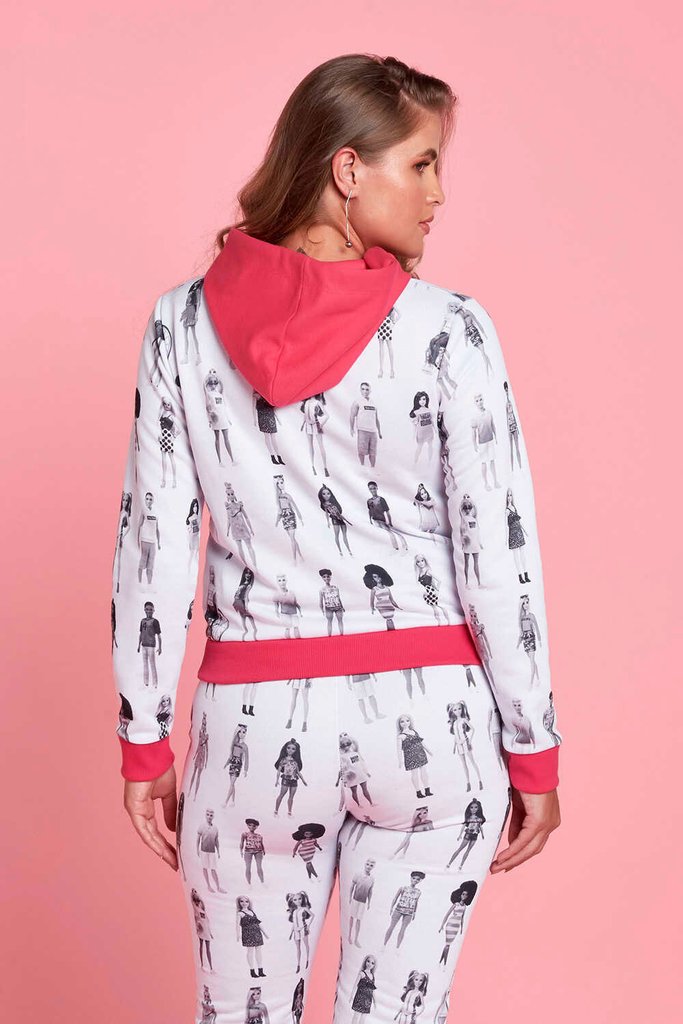 barbie moletom com capuz for adults