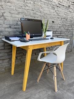 Mesa-Escritorio retro melamina 120x80 - Mueblesyelectrolp