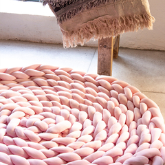 Alfombra Crochet redonda x 1 m² - Tienda Moffa
