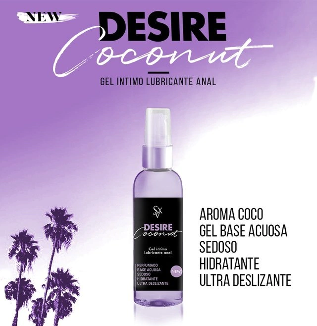 Lubricante Anal Perfumado Desire Coconut