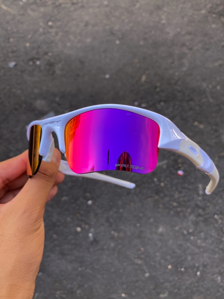 Flak 1.0 Branca Lentes Tanzanite + Brinde